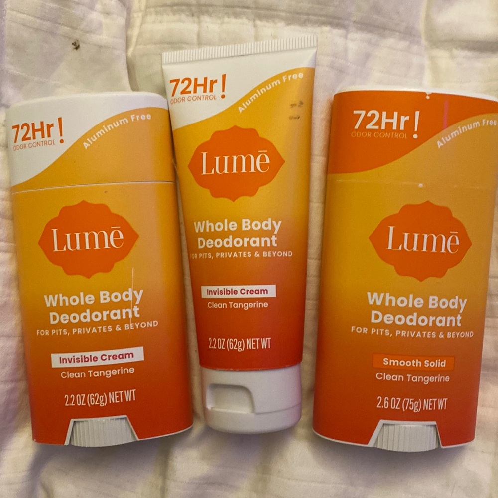 2pk bundle whole body, deodorant, unscented, invisible cream, 2.2 and 2.2oz